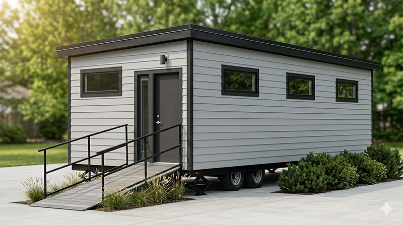 Baker Home Group AblePods Standard Flat Roof Exterior image